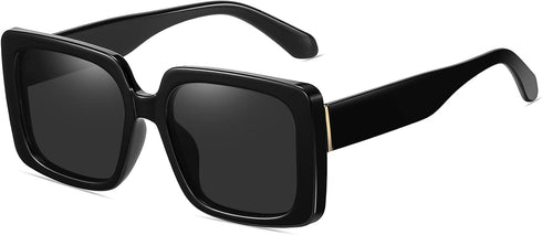Vintage Square Polarized Sunglasses for Women Trendy 90s Thick Rectangle Sun Glasses UV400...