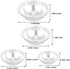 Tofficu 8Pcs Dome Cake Pan - Aluminum Cake Ball Mold - 1.77+2.16+2.55+3.14 Inch Half Ball Cake Pan - Football Cake Pan - 3d Round Shape Cake Mold ...