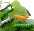 12 Pcs Simulation Caterpillar Fake Worm Crawling Insects Science Educational Learning Toys Halloween Prank Joke Toy Party Favors...