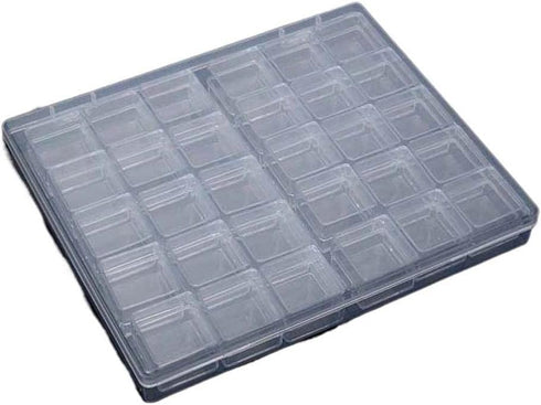 Nail Art Storage Box Organizer Container Box Clear Adjustable Storage Box for Jewelry Beads Earring Container Tool Fishing Hook Small Accessories...