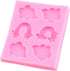 Rainbow Silicone Fondant Molds Cloud Chocolate Baking Molds For Cake Decorating Cupcake Topper Candy Chocolate Gum Paste Polymer Clay...