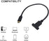 Poyiccot USB 3.1 Type C Extension Cable, USB C Extension Cable Short, USB C Panel Mount 10Gbps 60W USB C Extender Cable for Data & Sync (Straight ...