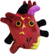 GIANTmicrobes Heart Disease Plush - Learn About Your Heart Health and Cardiovascular System with This Educational Gift for Friends, Students, Educ...