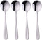 7-Inch Soup Spoons, Baikai Bouillon Spoon,18/10 Stainless Steel Finished Table Dinner Spoons Set of 4 (Silver)...