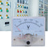 Square Analog Volt Pointer Needle Panel Meter AC Pointer Voltmeter 0-500V Scale Range Voltage Test Meter Detector Panel Meters...