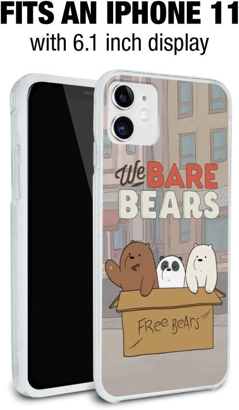 We Bare Bears Baby Bears Protective Slim Fit Hybrid Rubber Bumper Case Fits Apple iPhone 8, 8 Plus, X, 11, 11 Pro,11 Pro Max...