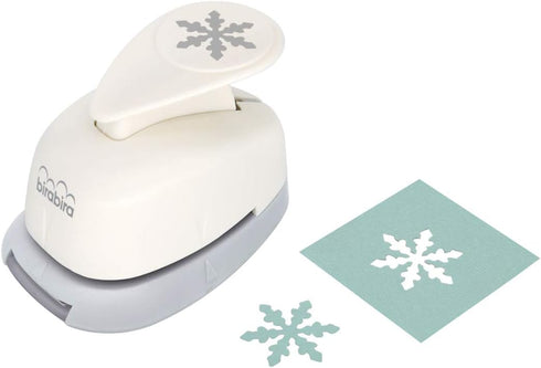 Bira Craft 5/8 inch Snowflake Shape, Christmas Punch, Lever Action Craft Punch for Paper Crafting Scrapbooking Cards...