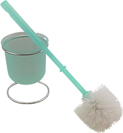 Dependable Industries Inc. Essentials Set of 2 Toilet Brush Sets Mint Green...