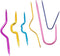 Zuoyou 6 Pieces Colorful Aluminum Knitting Cable Needles Stitch Holders DIY Sewing Tools......