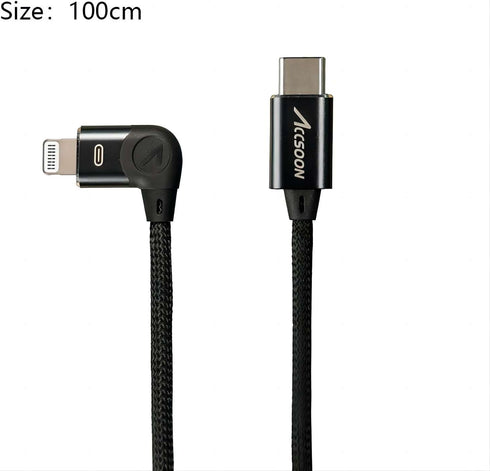 Accsoon USB-C to Lightning Cable (100cm)......