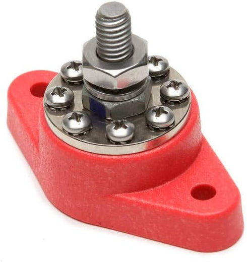 Painless Performance 80114 Red 8-Point Distribution Block...