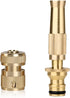 Brass Nozzle Water Spray Gun Jet Hose Nozzles Pipe High Pressure For Car,Bike,Window Cleaning Sprayer And Plants Gardening Washing (Without Pipe) ...