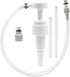 Lower Unit Gear Oil Pump for Standard Quart Bottles, 8mm and 10mm Adapters, for 28MM Cap Pump, for Most Foreign Made Marine Boat Outboard Motors (...