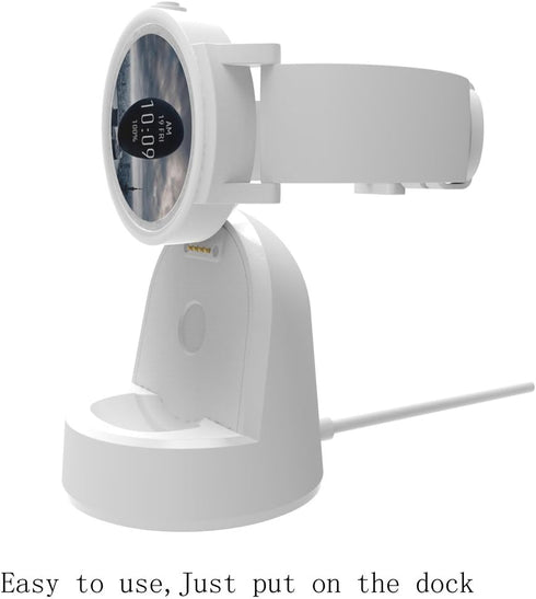 Ticwatch E Charger and Ticwatch S Charger,Replacement Data Connection Charging Dock Compatible with Ticwatch E/S Stand Station with 5 Feet Charger...