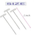 T Pins, 50 Pack T-pin 2 Inch Wig Pin for Blocking Knitting, Modelling, Crafts and Wig Making...