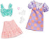 Barbie Fashions 2-Pack Clothing Set, 2 Outfits Doll Include Polka Dot Blouse & Gingham Skirt, Polka Dot Dress & 2 Accessories...