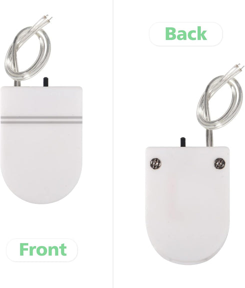 Aobao 15pcs cr2032 Battery Holder, Holder with Switch, Coin Cell 1 x 3V Button Leads On Off Switch (White)...