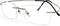 Eyekepper Titanium Rimless Reading Glasses Readers Men Women Gunmetal +0.00...