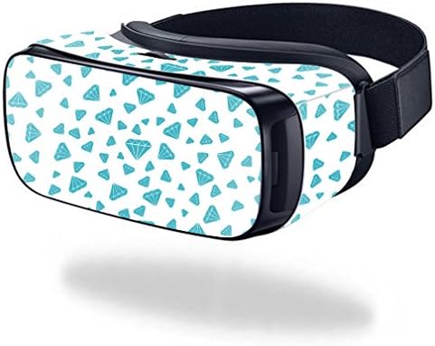 MightySkins Skin Compatible with Samsung Gear VR (Original) wrap Cover Sticker Skins Diamonds......
