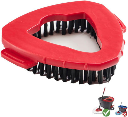 Scrub Brush Compatible with O Cedar Spin Mop 1 Tank System, Triangle Floor Scrubber Mop Replace Head Base Fit for Ocedar EasyWring Microfiber Spin...
