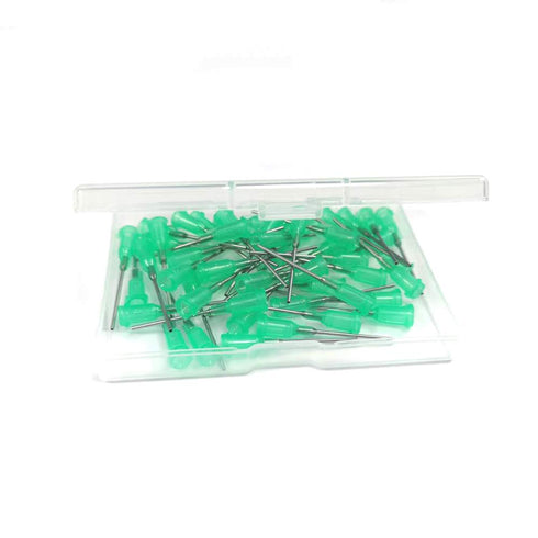 ???? ?????????? ?? ???????? Blunt Tip Dispensing Needle with Luer Lock,Precision Applicator(Green,50 Pcs)...