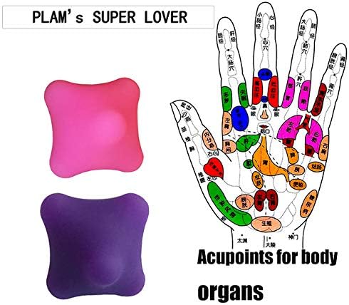 Hand Massage Exercise Therapy Balls-Deep Tissue Trigger Point Self Massage Rehab Reflexology Ball Arthritis Pain Relief Workout for Hands Palm Bac...