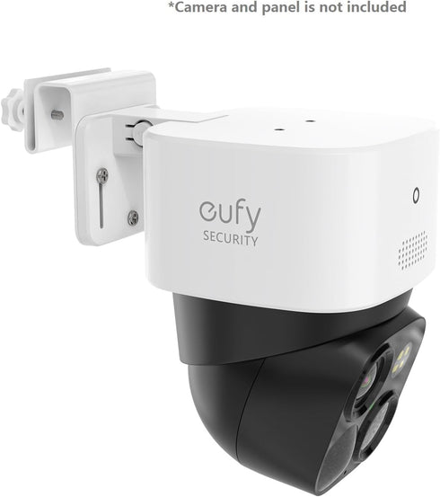 Gutter Mount for eufy Solocam S340, No Drill Outdoor Mount for eufy S340 Solar Camera (1 Pack, White)...