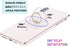 Transparent Cat Cell Phone Ring Holder Kickstand,360 Rotation Clear Cat Cell Phone Finger Ring Grip Stand for Phones,Pad...