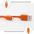 Puiixur USB Fast Power Charger Charging Cable Cord for JBL Wireless Bluetooth Speaker Earphone Headphone Headset Micro-USB, 3.3FT & Orange...