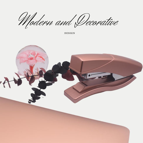 30 Sheet Capacity Rose Gold Stapler...