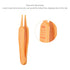 4 Pieces Nose Cleaning Tweezers Safe and Effective Clip Care Ear Nose Navel Clean Tool Nipper Plier Pincet Forceps...
