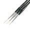 Winstonia Striping Nail Art Brushes for Long Lines, Details, Fine Designs. 3 pcs Striper Brushes with Caps - AMAZING TRIO...