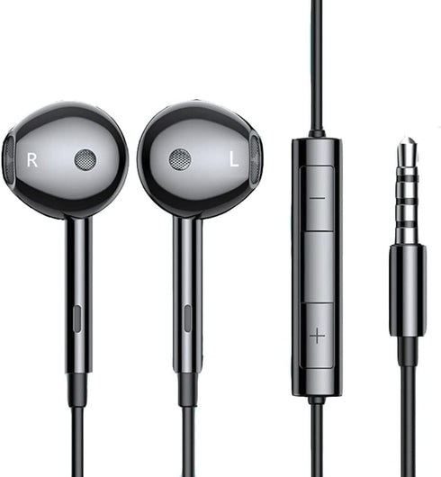Original Wired Headphone Noise Canceling HiFi Headphone Jack in-Ear Built-in Microphone with Remote Control Support Smartphone Call Volume Adjustm...