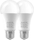 Radar Motion Sensor Light Bulbs, A19 12W (100 Watt Equivalent) Daylight E26 Outdoor Auto on/off Motion Detector Lights for Outside, Porch, Garage,...