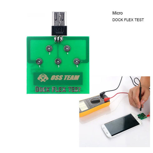 3Pcs/Set Mobile Phone Battery Power Charging Dock Flex Tester Repair Tool for Android Type C Testing Tool Set...