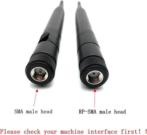 2.4G High Gain Omni-Directional Antenna, WiFi Bluetooth Router External Wireless Signal Foldable Stick Antenna, 3dBi Signal Enhancement Antenna, F...