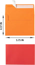 100 Pack A2 Colorful Invitation Envelopes Self-Adhesive for Wedding, Party Invitations, Greeting Cards, Announcements, Photos(4.37 x 5.75 Inches, ...