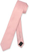 Vesuvio Napoli Narrow NeckTie Skinny DUSTY PINK Color Men's Thin 2.5" Neck Tie...