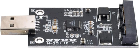 NFHK Mini PCI-E mSATA to USB 2.0 External SSD PCBA Conveter Adapter Pen Driver Card Without Case...