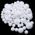 Pllieay 100 White Foam Balls - 5 Sizes, Polystyrene Craft Ball for DIY Art, School Projects and Christmas Decoration...