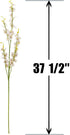 BOMAROLAN Artificial Orchid Silk Fake Flowers Faux Dancing Lady Orchids Stems Flower 10 Pcs Real Touch for Wedding Home Office Party Hotel Yard De...