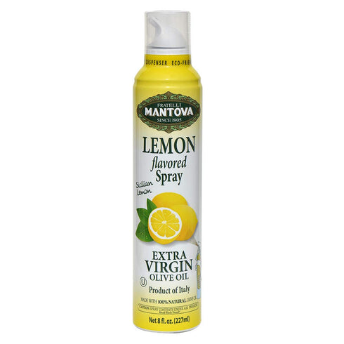 Mantova Spray 100% Extra Virgin Olive Oil Lemon 8 Ounce...