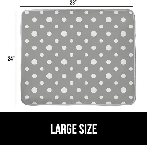 GORILLA GRIP Ironing Mat, Portable Iron Pad, Magnetic Cover and Padding for Top of Washer, Dryer, Tabletop, Countertop, Silicone Coating and Scorc...