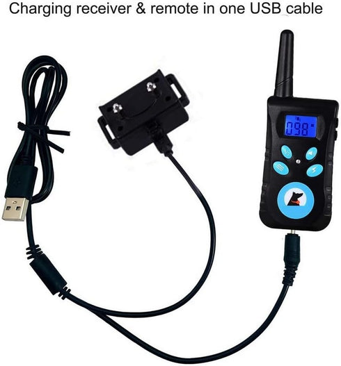 Dog Training Collar with Remote for Small Medium Large Dogs Rechargeable Waterproof Shock Collar with Beep (1-8) Safe Shock(1-99)...