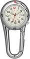 NICERIO Clip-on Fob Watch,Night Light Alloy Watch Ideal for Doctors Nurses Rock Climbing Mountaineering (White)...
