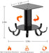 Aosome Under Cabinet Utensil Holder Hanger 360°Rotating Stainless Steel Kitchen Utensil Hanger 8 Hooks...
