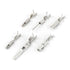 260Pcs 26values Connector Pins Terminal Automotive Car Electrical 1/1.5/1.8/2.2/2.8/3.5mm Wire Removal Non-Insulated Plug Male & Female Crimp...