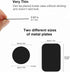 Replacement Metal Plates Set (8 Pack) for Magnetic Car Phone Holders, Wall, Air Vent Mounts, Cases, Magnets. Kit of 4 Black Round and 4 Rectangula...