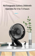 Mini Clip on Fan Battery Operated, 2500mAh 4 Inches Portable Personal Fan for Outdoors, Baby Stroller,Car Seat,Gym - Pink...
