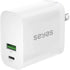 USB C Charger, Seyas 30W Wall Charger 2 Port Power Delivery Fast Charger Power Adapter Foldable PD Charger for iPhone iPad Airpods Pixel Galaxy Sw...